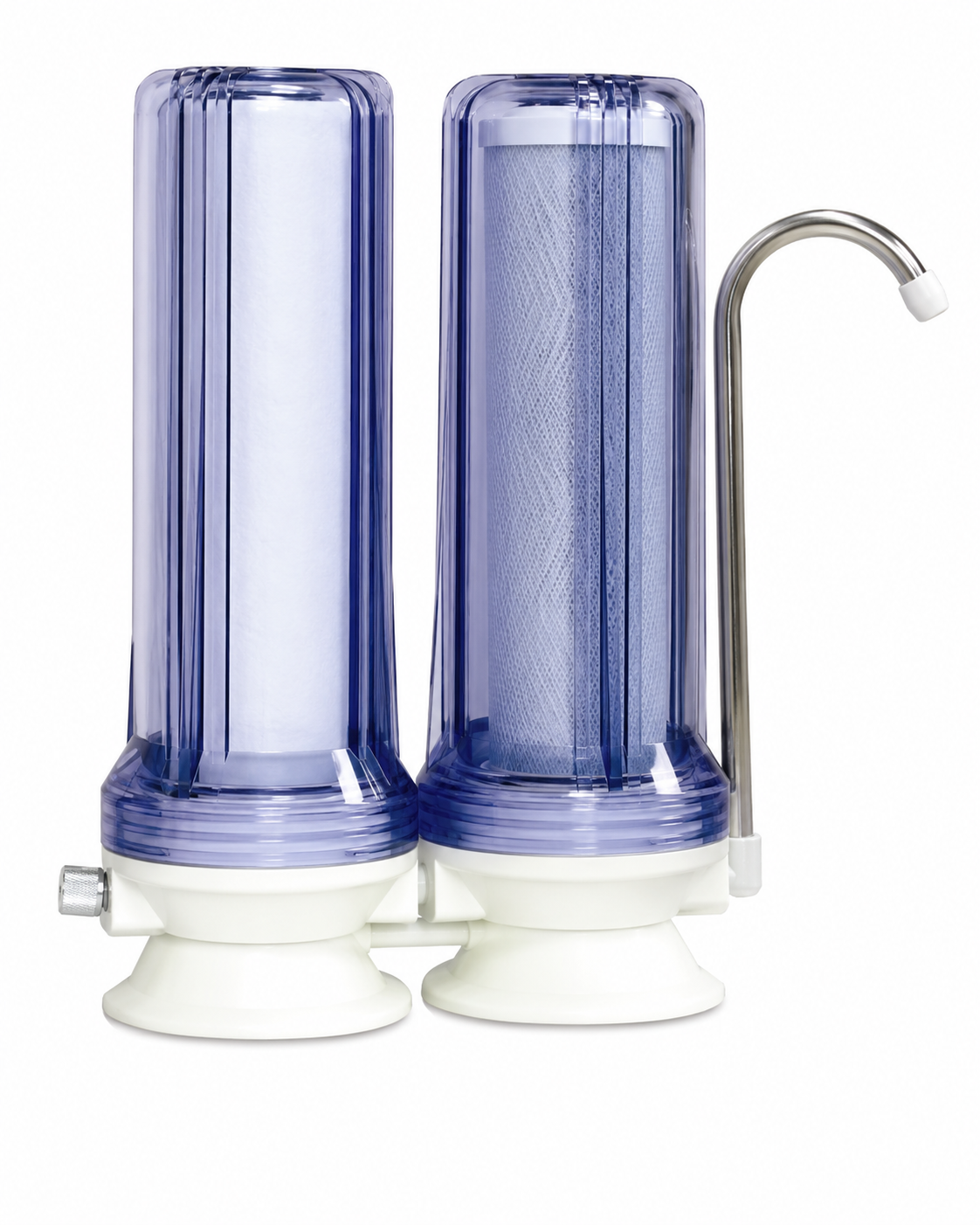 Purificador de Agua Doble para Mesada — Equipos de filtración NOVAR Industrial