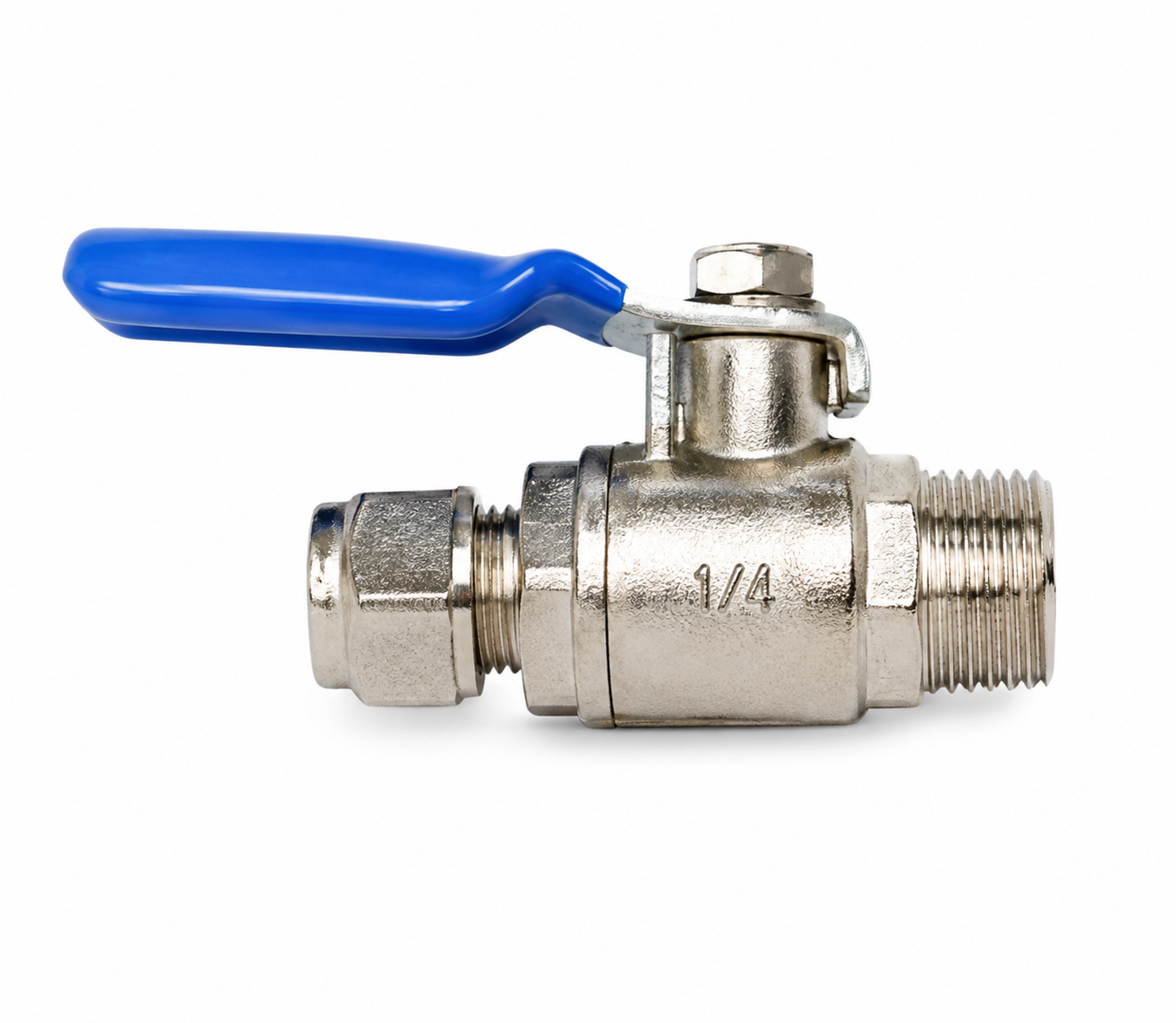 Llave de Paso Metálica 1/4" x 1/4" — Accesorios NOVAR Industrial