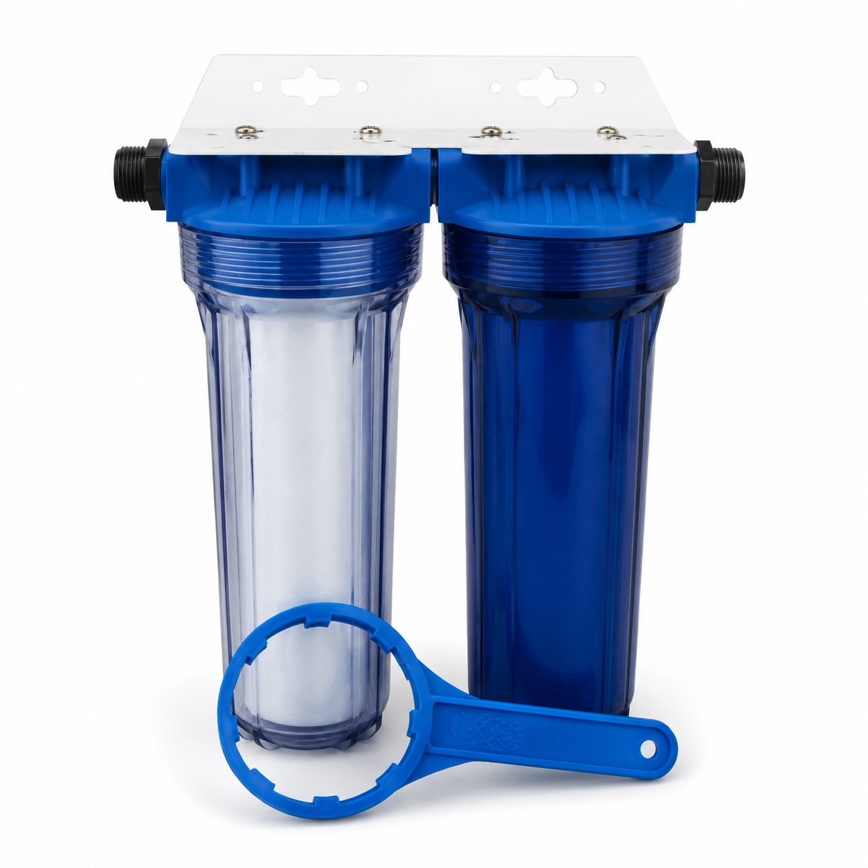 Porta Filtro Doble para Agua — Equipos de filtración NOVAR Industrial